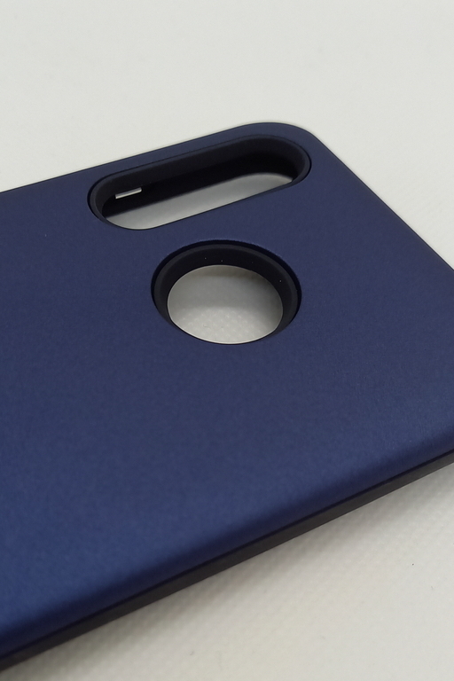 Handyhülle Huawei P30 Lite geeignet Back Cover Hard Case Smooth blau schwarz