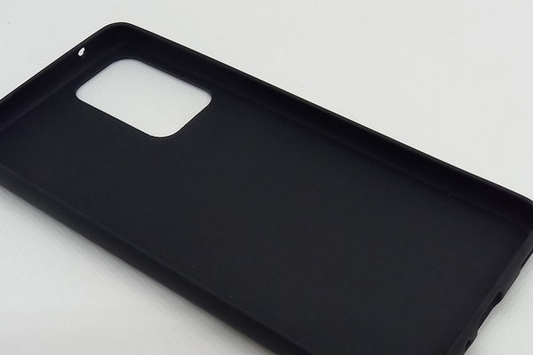 Handyhülle für Samsung A52 geeignet Soft Case Back Cover schwarz