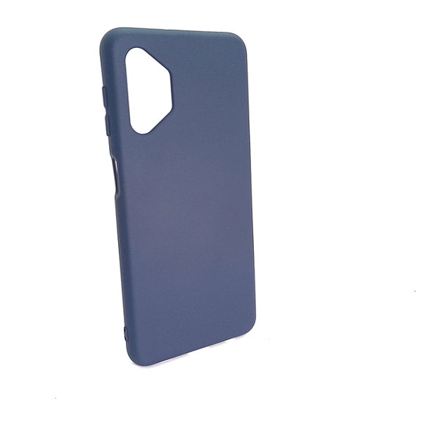 Handyhülle Silikon Case Soft Inlay passend für Samsung A32 5G dunkelblau