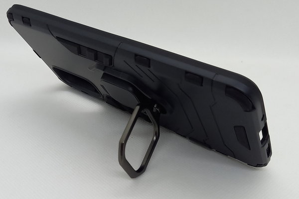 Outdoor Handyhülle passend für Samsung S20 mit Ringhalterung black