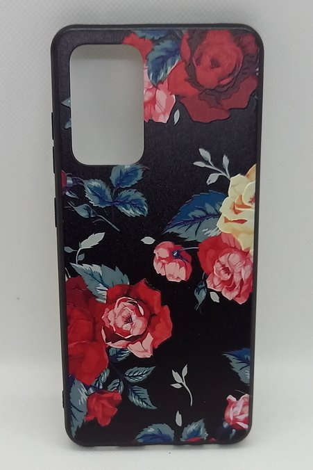 Handyhülle für Samsung A52 geeignet Back Cover mit 3D Druck Motiv Rose