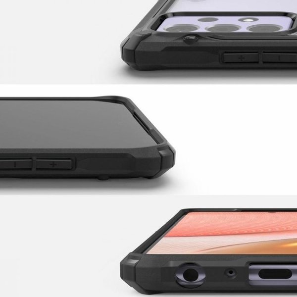 Samsung A72 geeignete Hülle Ringke Fusion X Modell schwarz