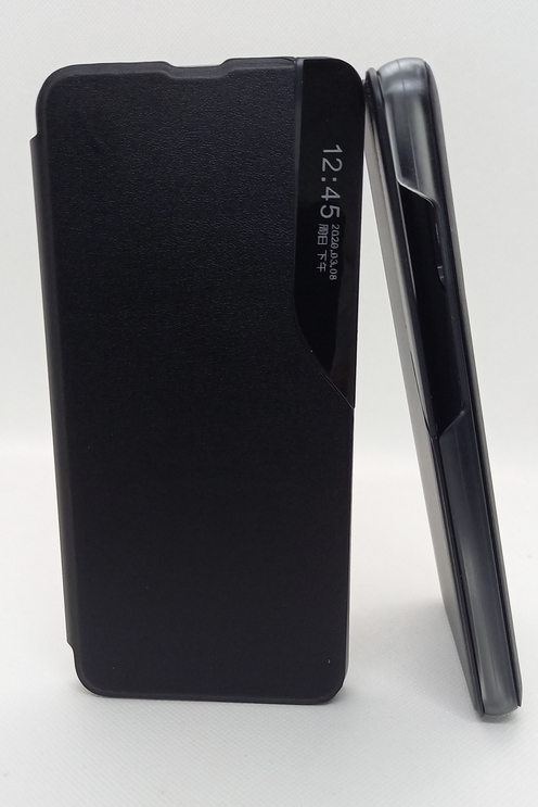 Smart View Hülle Kunstleder geeignet für Xiaomi Mi 11 schwarz