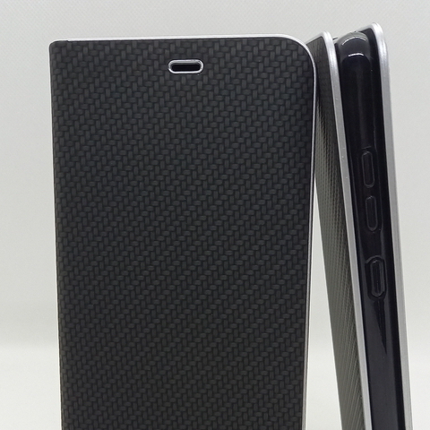 Handytasche für Samsung A52 geeignet Carbon-Look schwarz