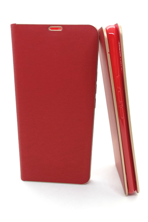 Handytasche Luna Book Gold rot passend für Xiaomi Mi 11