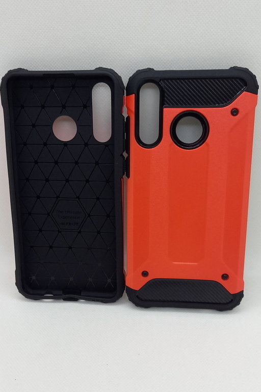 Handyhülle für Huawei P30 Lite geeignet Back Cover 2in1 rot