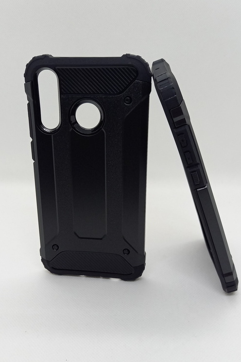Handyhülle für Huawei P30 Lite geeignet Back Cover 2in1 schwarz