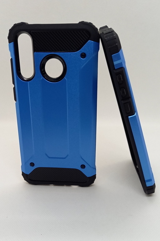 Handyhülle für Huawei P30 Lite geeignet Back Cover 2in1 blau