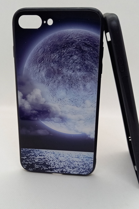 iPhone 7+ geeignete Hülle Back Cover Hard Case Motivhülle Universum