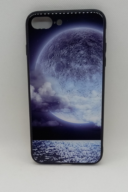 iPhone 8+ geeignete Hülle Back Cover Hard Case Motiv Universum