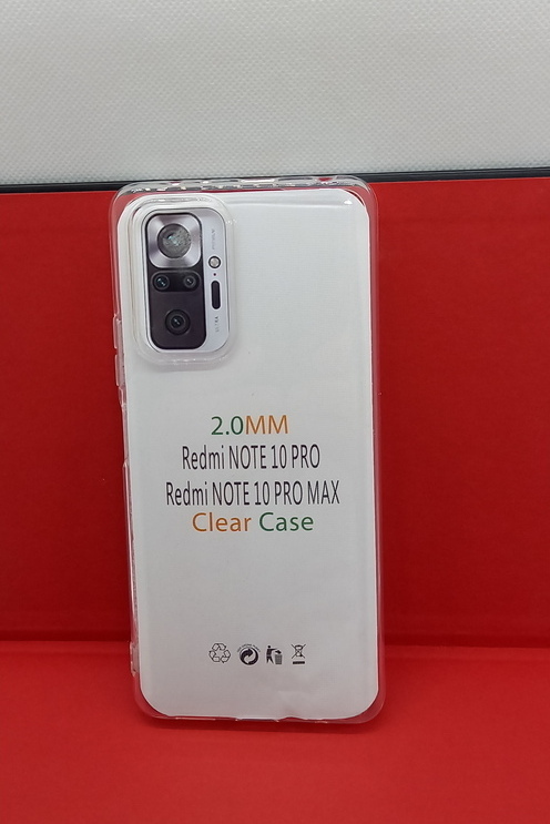 Handyhülle passend für Xiaomi Redmi Note 10 Pro Klarhülle 2mm Case