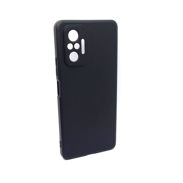Handyhülle Silikon Case Soft Inlay passend für Xiaomi Redmi Note 10 Pro schwarz