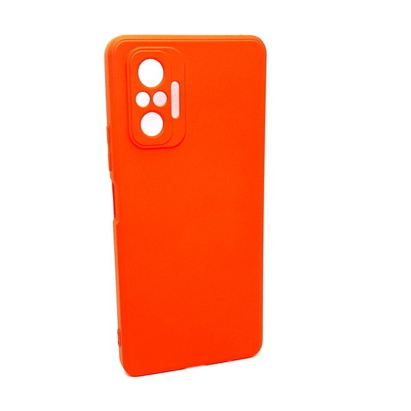 Handyhülle Silikon Case Soft Inlay passend für Xiaomi Redmi Note 10 Pro rot