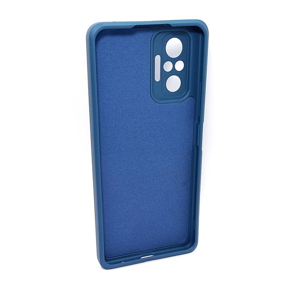 Handyhülle Silikon Case Soft Inlay passend für Xiaomi Redmi Note 10 Pro blau