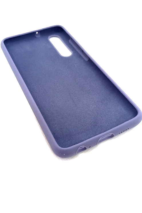 Huawei P30 geeignete Hülle Full Silikon Case lila