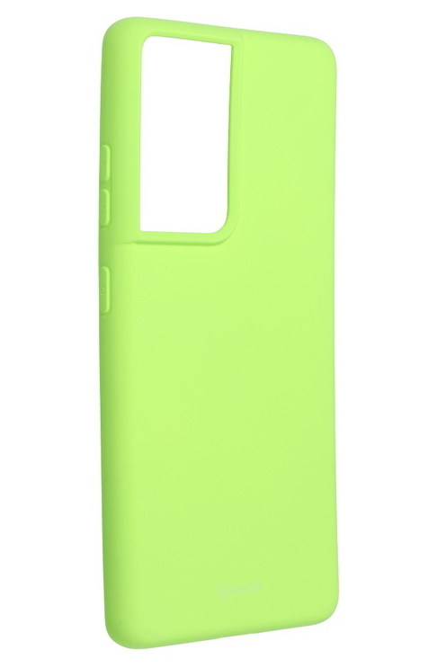 Samsung S21 Ultra geeignete Hülle von ROAR Colorful Jelly Case Limette