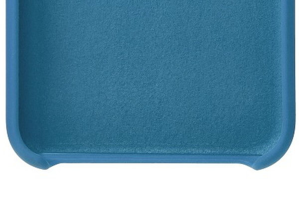 Samsung S21 Ultra geeignete Hülle Silikon Case Soft Inlay blau