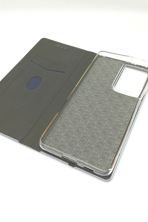 Handytasche für Samsung S21 Ultra geeignet Luna Book Silver goldfarben