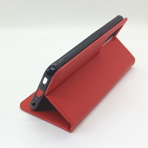 Handytasche für Samsung A52 geeignet geriffelt rot