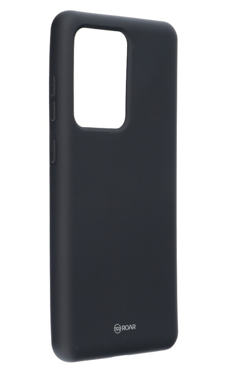 Samsung S20 Ultra geeignete Hülle von ROAR Colorful Jelly Case in schwarz