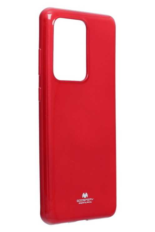 Samsung S20 Ultra geeignete Hülle Goospery Pearl Jelly Case in rot
