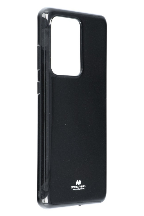 Samsung S20 Ultra geeignete Hülle Goospery Pearl Jelly Case schwarz