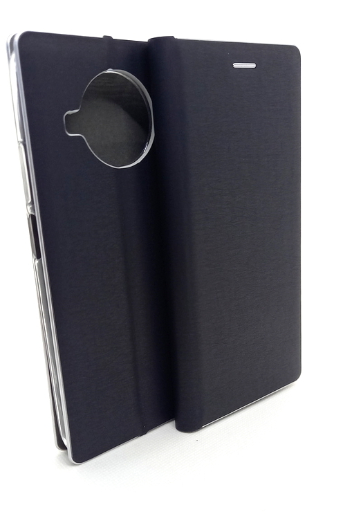 Handytasche für Xiaomi Mi 10T Lite geeignet Luna Book Silver schwarz