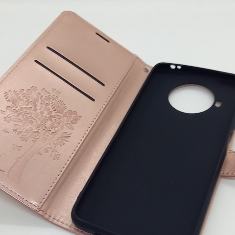 Handytasche für Xiaomi MI 10T Lite geeignet Kunstleder Motiv Baum rose
