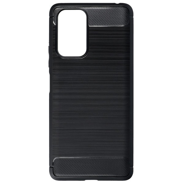 Xiaomi Redmi Note 10 Pro geeignete Hülle Silikon Case mit Carbon Muster schwarz