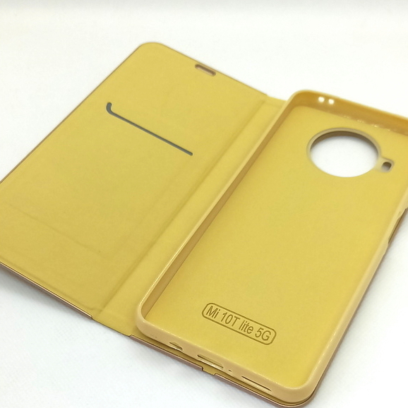 Handytasche für Xiaomi Mi 10T Lite geeignet Luna Book Gold goldfarben