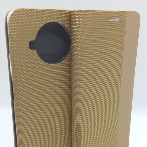 Handytasche für Xiaomi Mi 10T Lite geeignet Senso Book in goldfarben