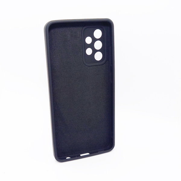 Samsung A72 geeignete Hülle Soft Case mit Ring Halterung schwarz