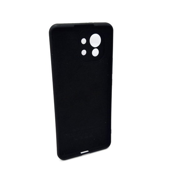 Xiaomi Mi 11 geeignete Hülle Silikon Case Soft Inlay schwarz