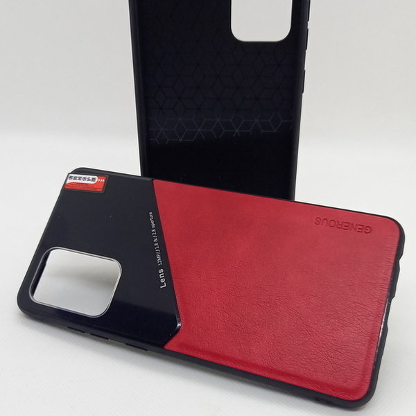 Generous Lens Hülle Magnet Case passend für Samsung A72 5G rot