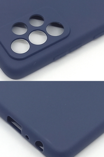Handyhülle für Samsung A52 geeignet Soft Case Back Cover Navy Blue