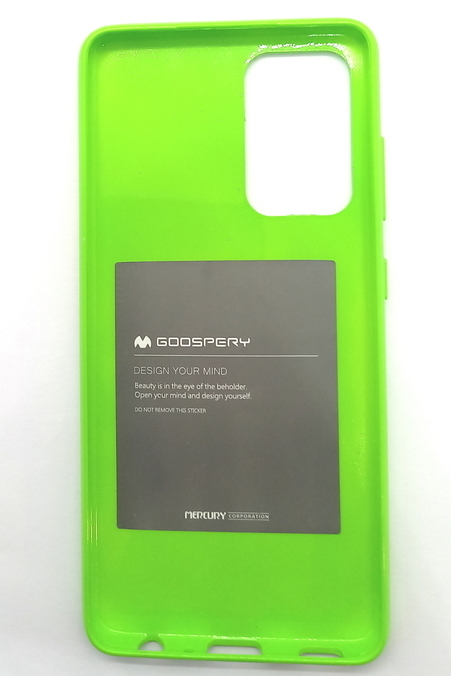Handyhülle für Samsung A52 geeignet Mercury Goospery Jelly Case limette