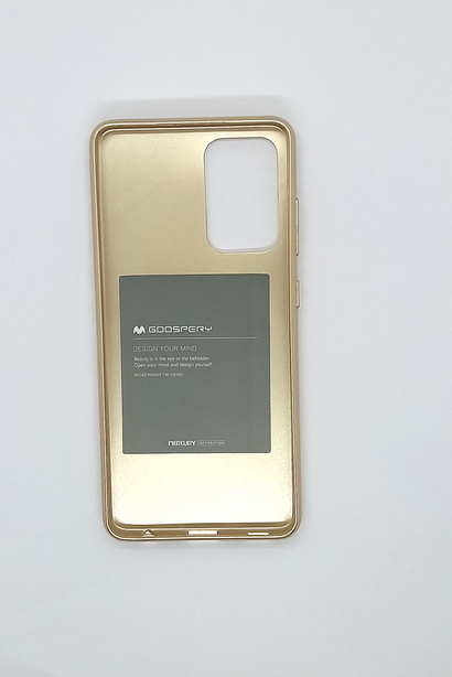 Handyhülle für Samsung A52 geeignet Mercury Goospery Jelly Case goldfarben