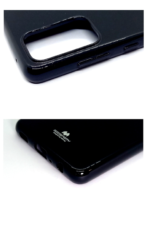 Samsung A72 geeignete Hülle Mercury Goospery Jelly Case schwarz