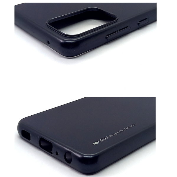 Handyhülle für Samsung A52 geeignet Mercury Goospery i JELLY schwarz