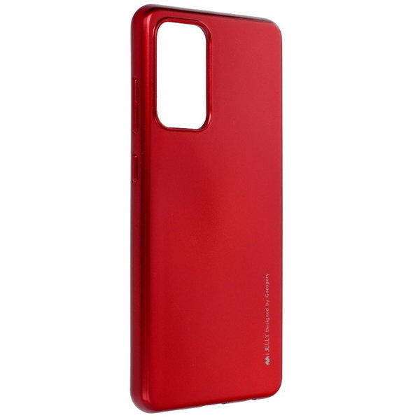 Samsung A72 geeignete Hülle Mercury Goospery i JELLY Metal Case rot