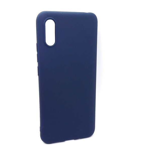 Handyhülle Soft Case Back Cover passend für Xiaomi Redmi 9A dunkelblau