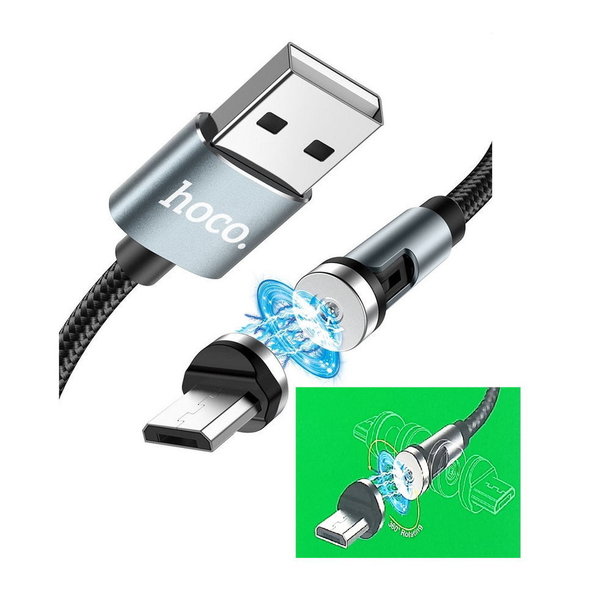 Hoco Magnet Ladekabel für Micro USB Drehfunktion