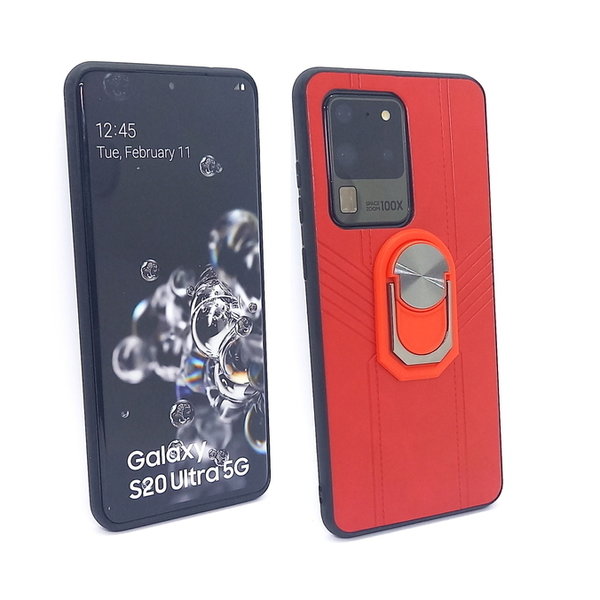 Samsung S20 Ultra geeignete Hülle Back Cover Hard Case rot