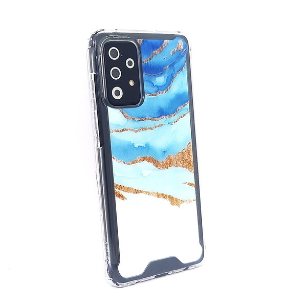 Handyhülle Silikon Case Back Cover passend für Samsung A72 5G blue sand