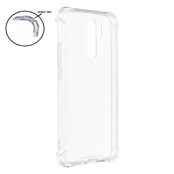 Xiaomi Redmi 9 geeignete Hülle von ROAR Armor Jelly Case transparent