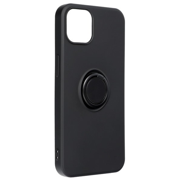 iPhone 13 geeignete Hülle Soft Case mit Ring Halterung schwarz
