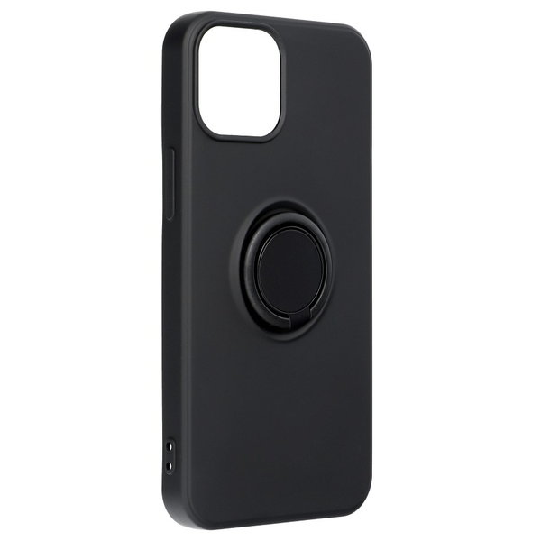 Handyhülle Soft Case Ring Halterung passend für iPhone 13 Mini schwarz