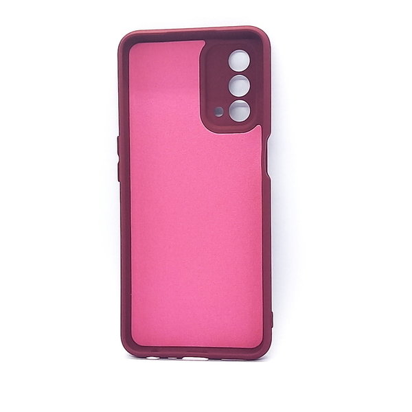 OPPO A54 5G geeignete Hülle Silikon Case Soft Inlay maroon