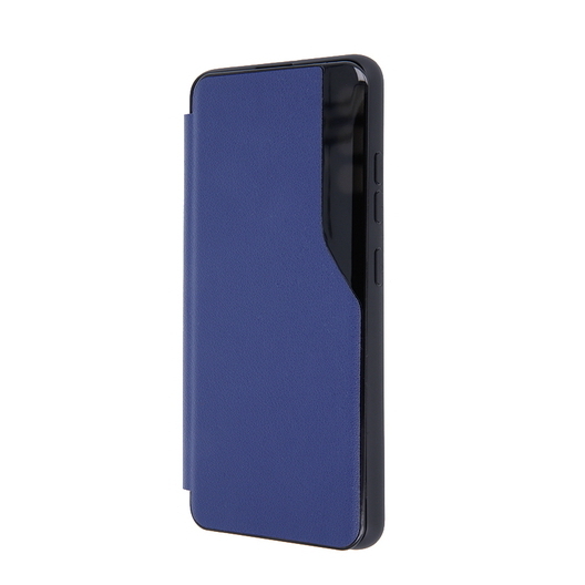 Samsung A32 geeignete Hülle Smart View Kunstleder dunkelblau