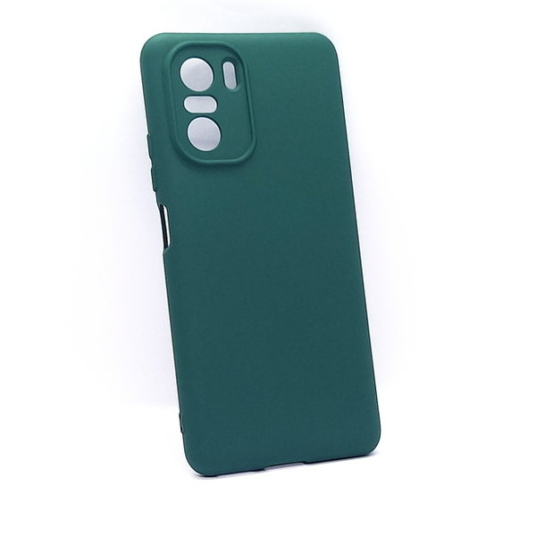 Handyhülle Silikon Case Soft Inlay passend für Xiaomi Mi 11i dunkelgrün